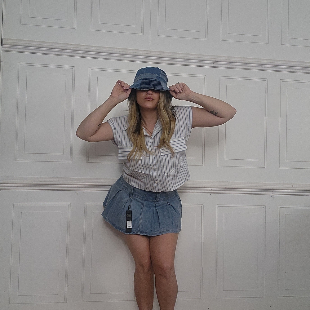 Fashion Nova Denim Mini Skirt